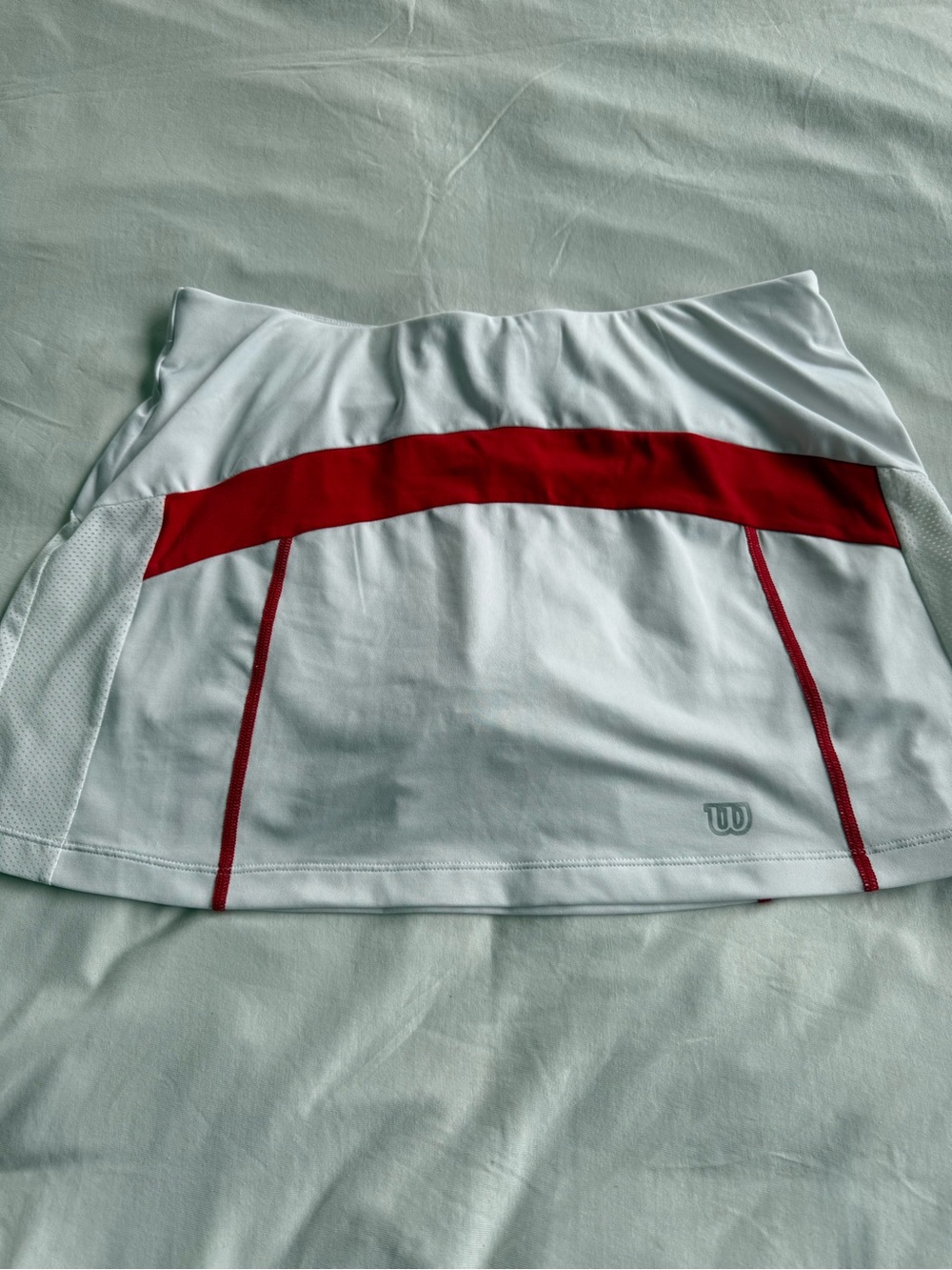 Wilson White and Red Women’s Athletic Skirt